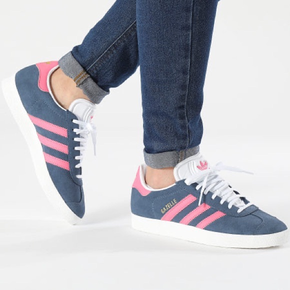 adidas Shoes - Women's Adidas Gazelle Ink Lucid Pink Sneakers Casual shoes ID3189